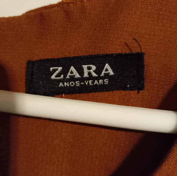 Zara Anos-Years Flower Embroidered Cottagecore Dress Boho-Chic Hippie Woodstock - Picture 6 of 12